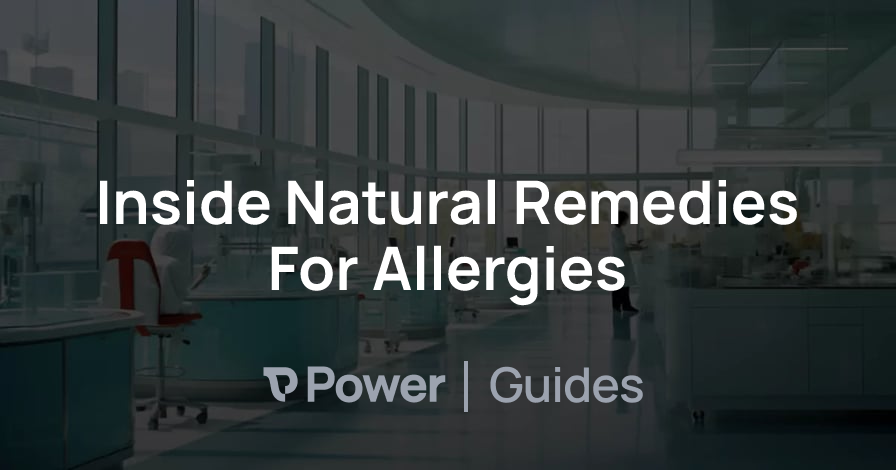 Header Image for Inside Natural Remedies For Allergies