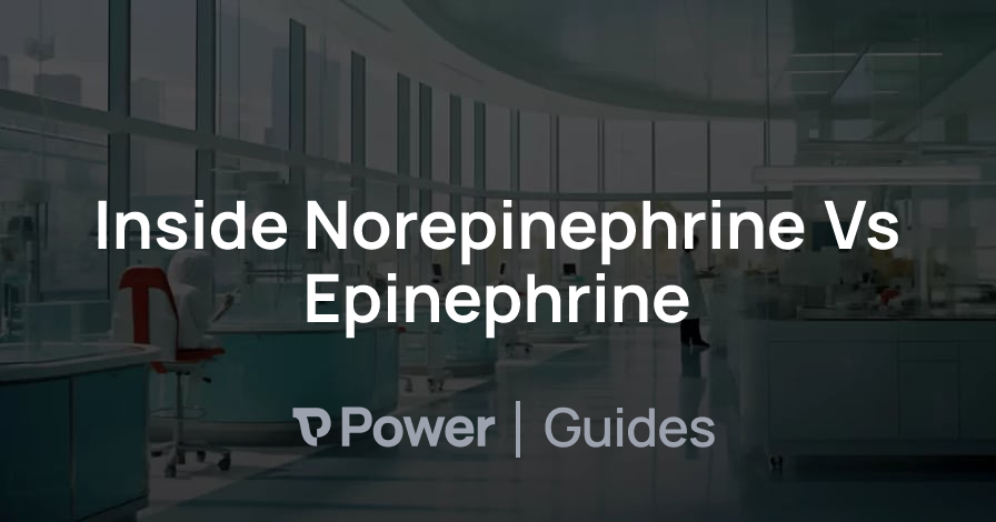 Header Image for Inside Norepinephrine Vs Epinephrine