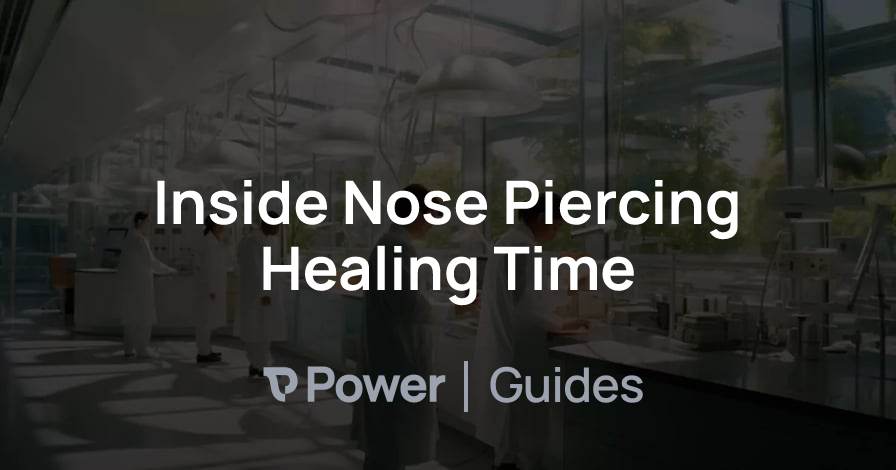 Header Image for Inside Nose Piercing Healing Time