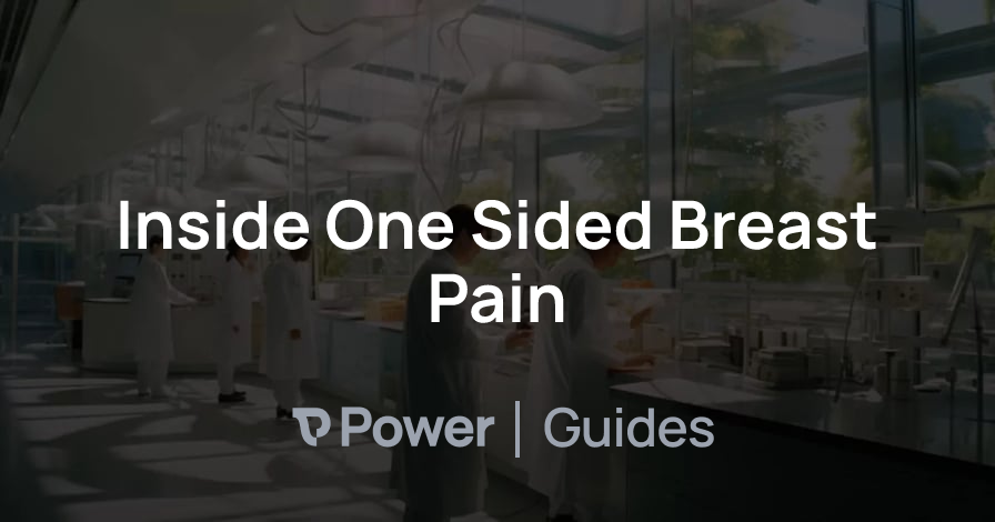 Header Image for Inside One Sided Breast Pain