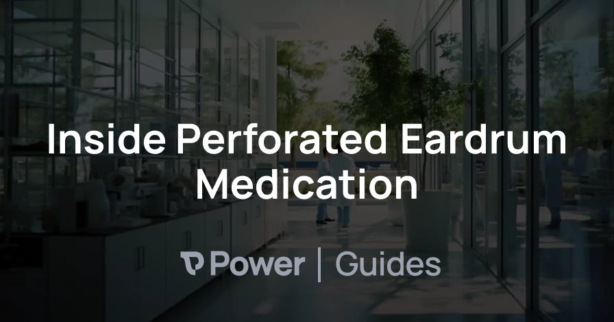 Header Image for Inside Perforated Eardrum Medication