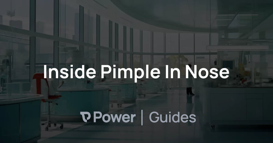 Header Image for Inside Pimple In Nose