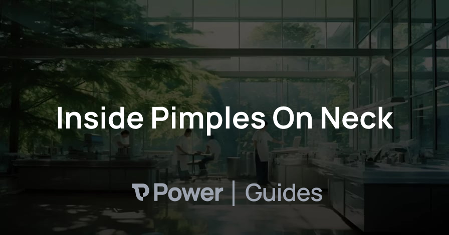 Header Image for Inside Pimples On Neck