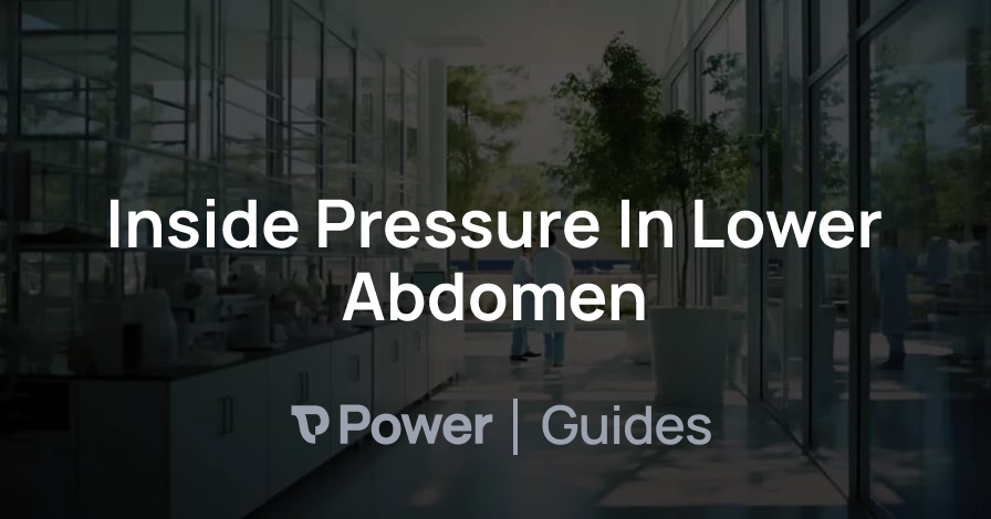 Header Image for Inside Pressure In Lower Abdomen