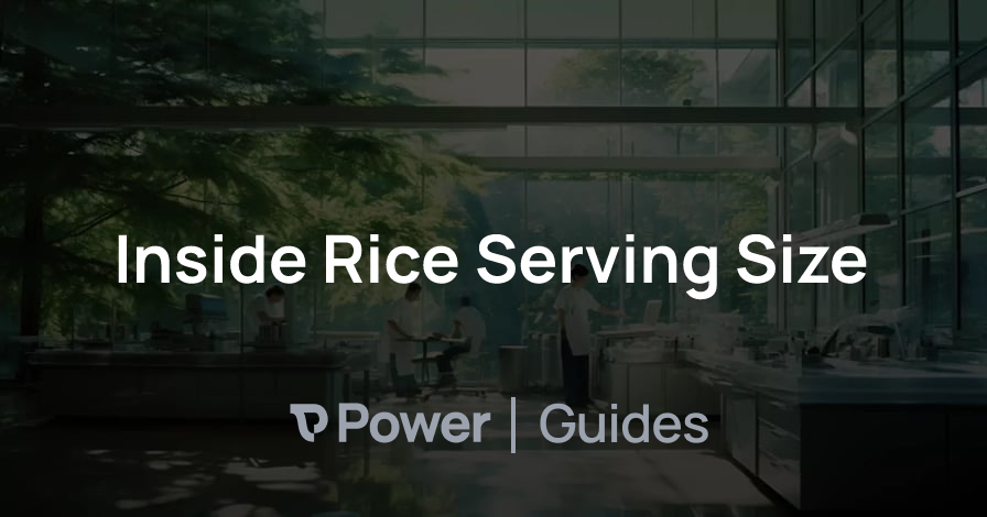 Header Image for Inside Rice Serving Size