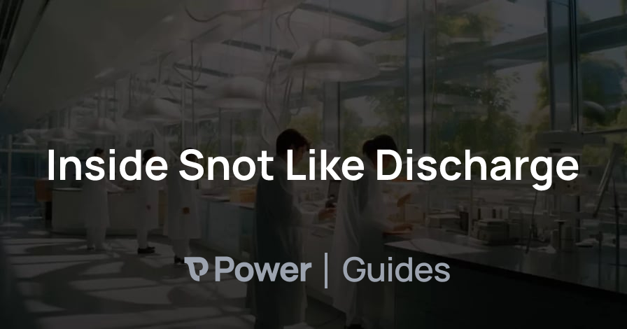 Header Image for Inside Snot Like Discharge