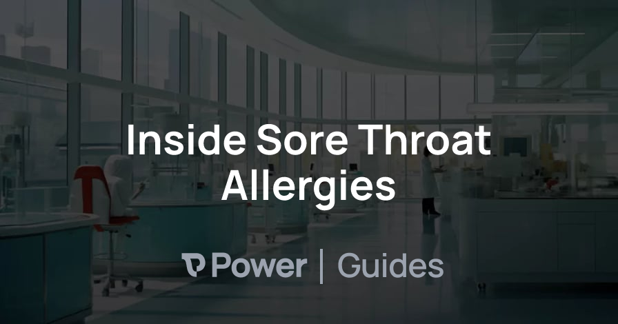 Header Image for Inside Sore Throat Allergies