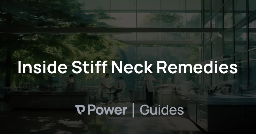 Header Image for Inside Stiff Neck Remedies