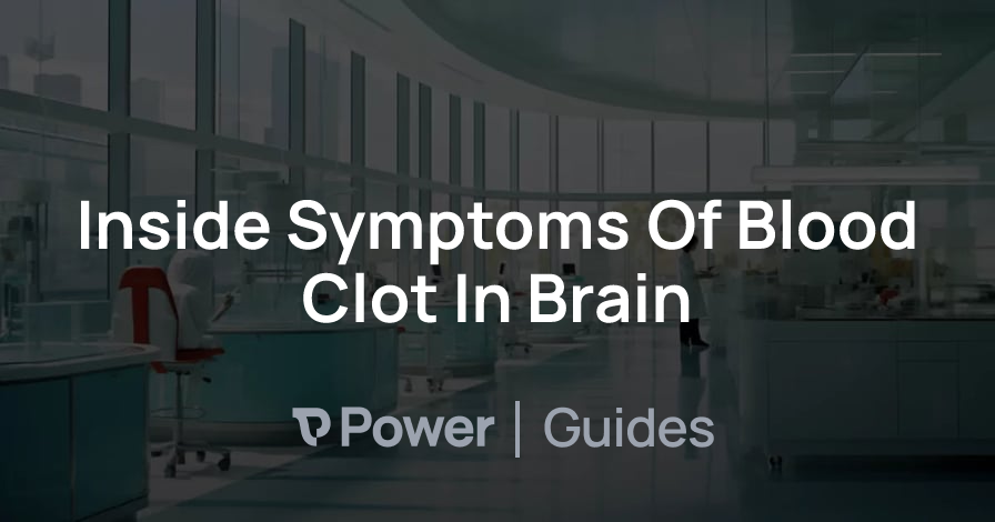 Header Image for Inside Symptoms Of Blood Clot In Brain