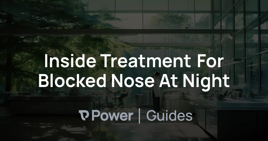 Header Image for Inside Treatment For Blocked Nose At Night