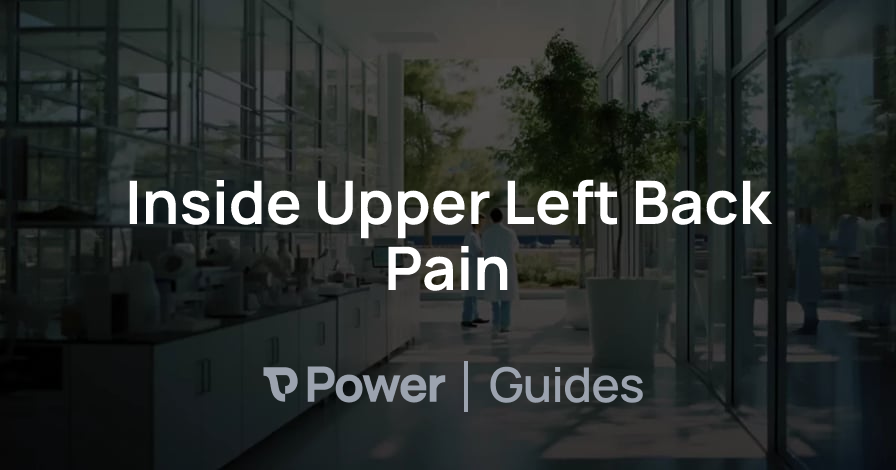 Header Image for Inside Upper Left Back Pain