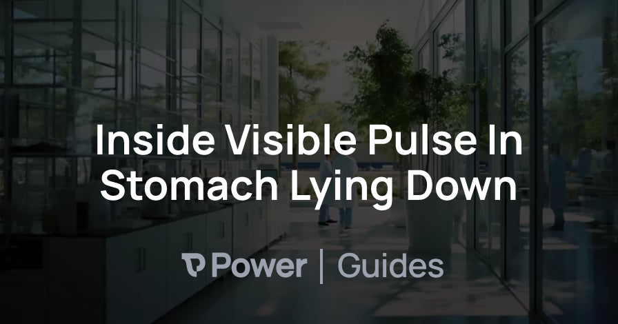 Header Image for Inside Visible Pulse In Stomach Lying Down