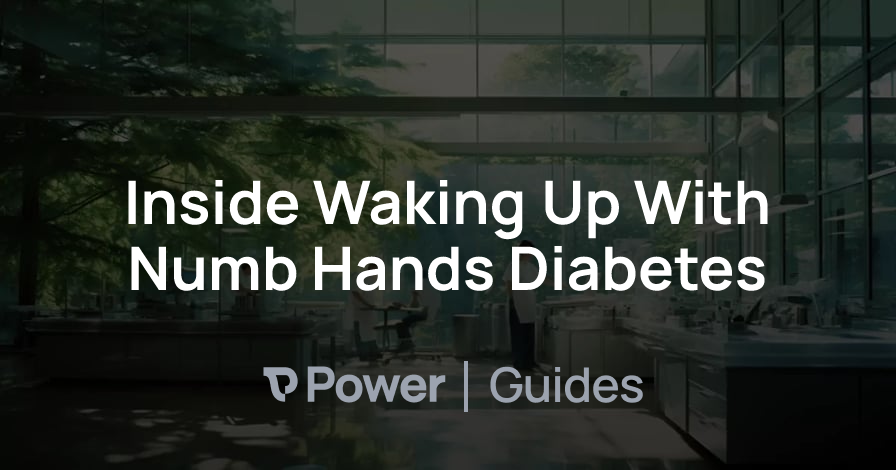 Header Image for Inside Waking Up With Numb Hands Diabetes