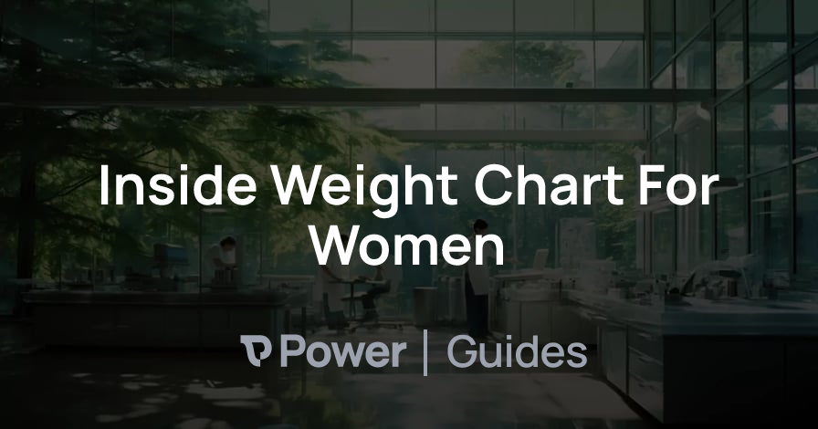 Header Image for Inside Weight Chart For Women