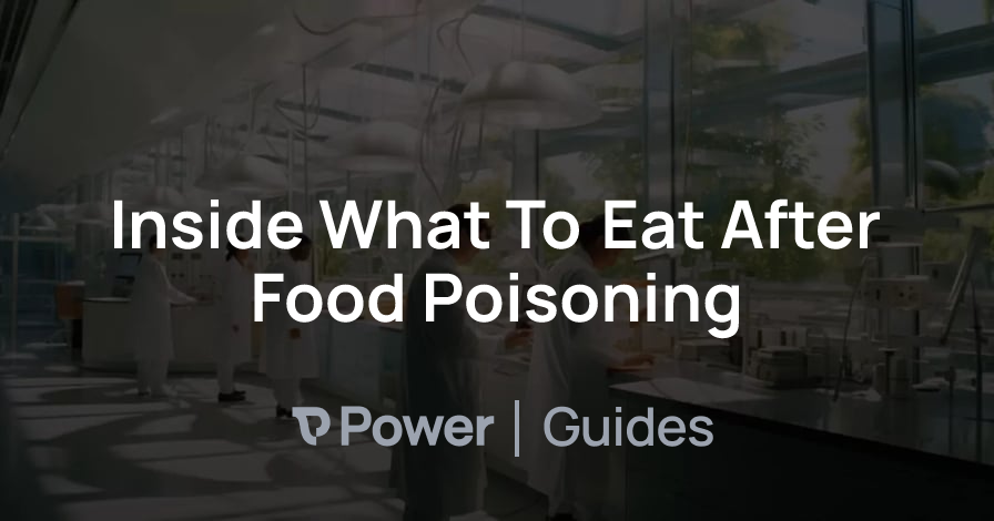 Header Image for Inside What To Eat After Food Poisoning