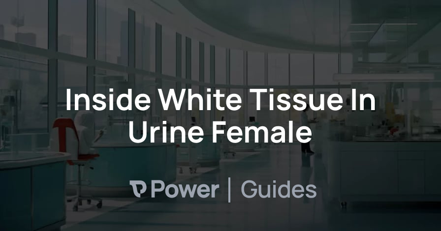 Header Image for Inside White Tissue In Urine Female