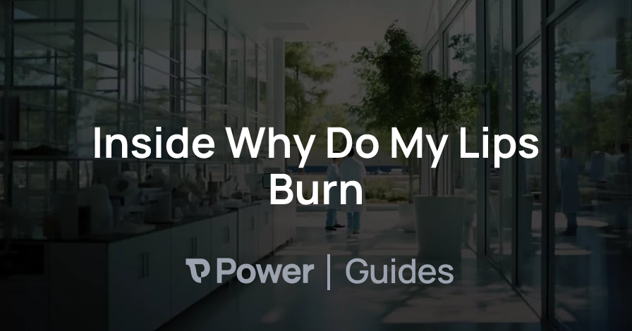 Header Image for Inside Why Do My Lips Burn