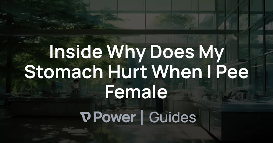 Header Image for Inside Why Does My Stomach Hurt When I Pee Female