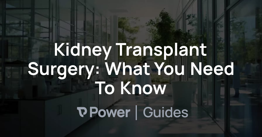 Header Image for Kidney Transplant Surgery: What You Need To Know