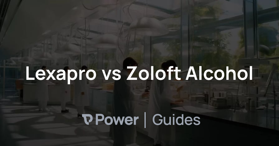 Header Image for Lexapro vs Zoloft Alcohol