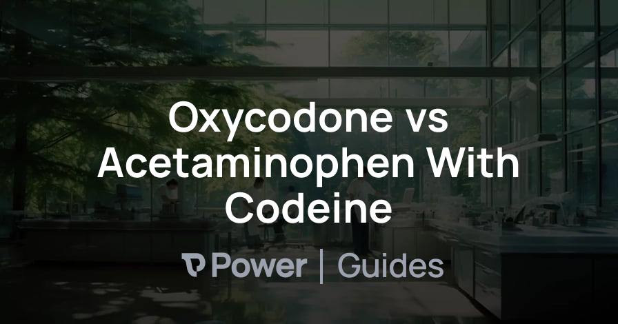 Header Image for Oxycodone vs Acetaminophen With Codeine