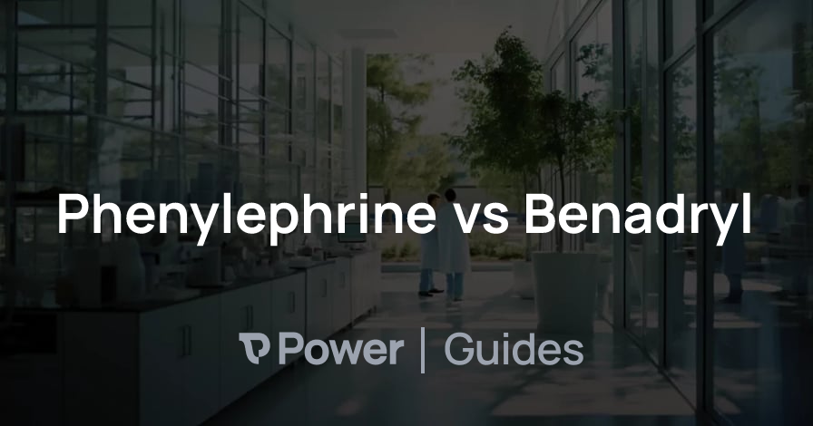 Header Image for Phenylephrine vs Benadryl