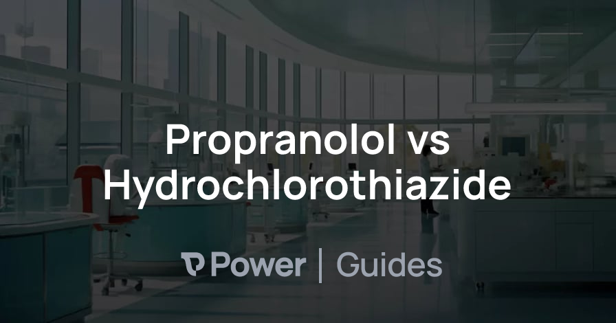 Header Image for Propranolol vs Hydrochlorothiazide