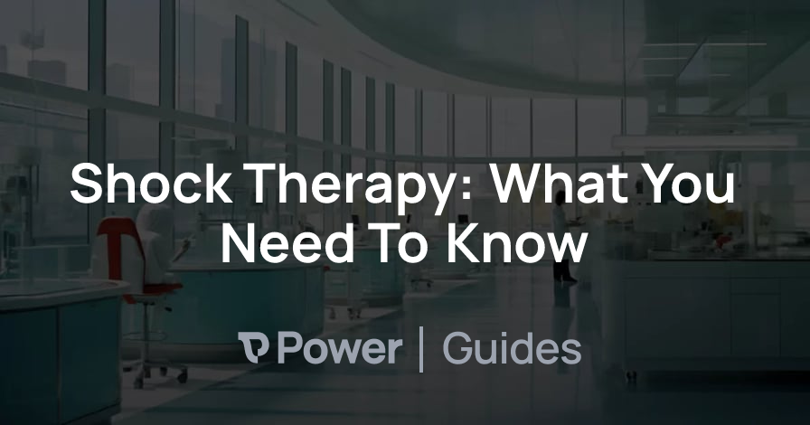 Header Image for Shock Therapy: What You Need To Know