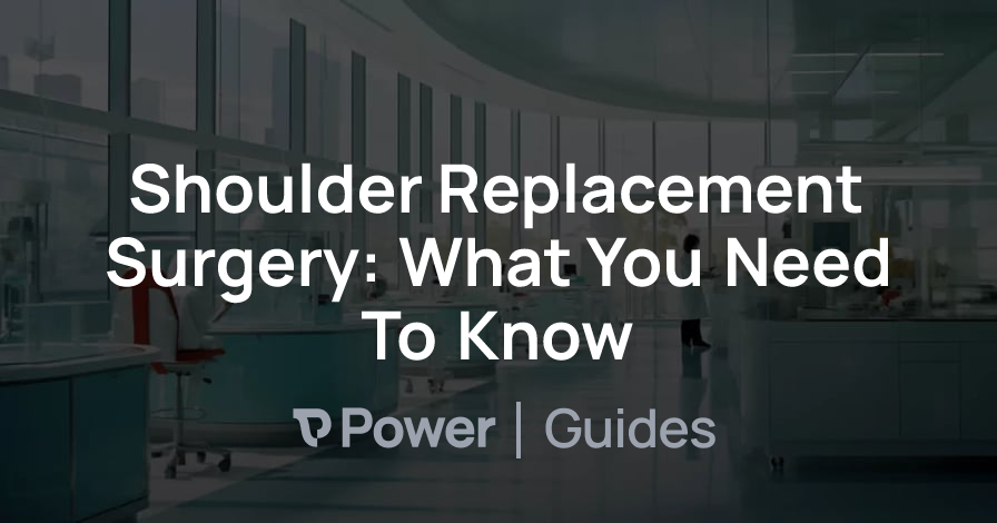 Header Image for Shoulder Replacement Surgery: What You Need To Know