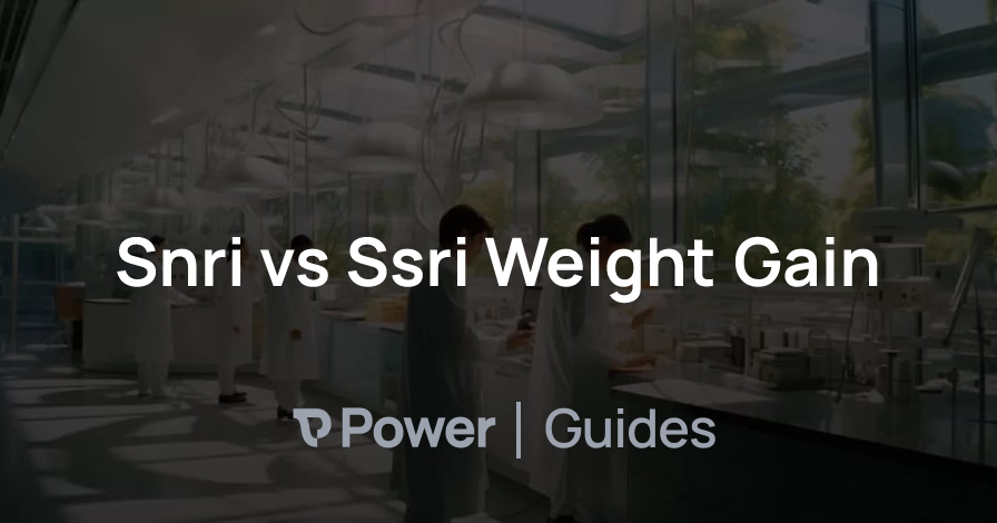 Header Image for Snri vs Ssri Weight Gain