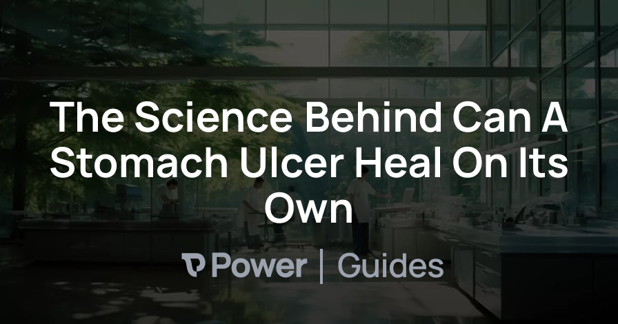 Header Image for The Science Behind Can A Stomach Ulcer Heal On Its Own