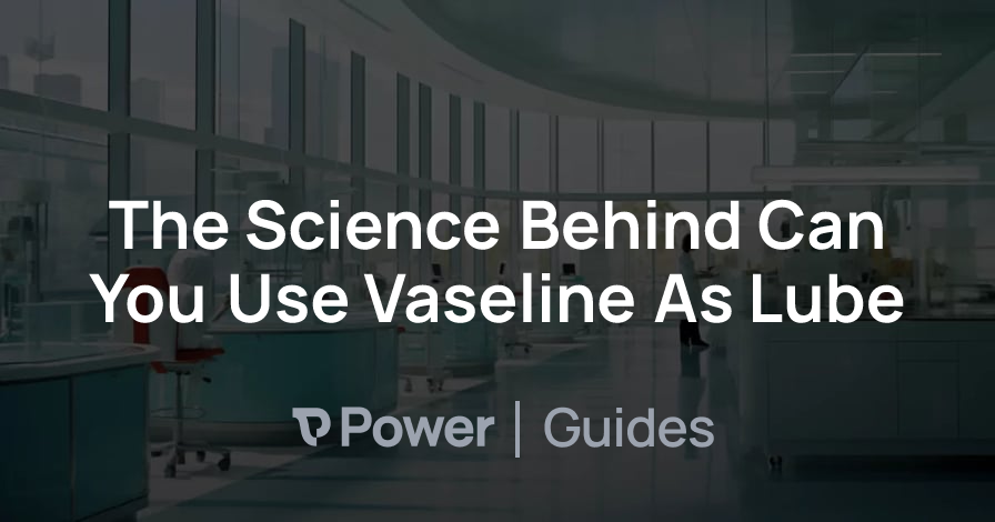 Header Image for The Science Behind Can You Use Vaseline As Lube