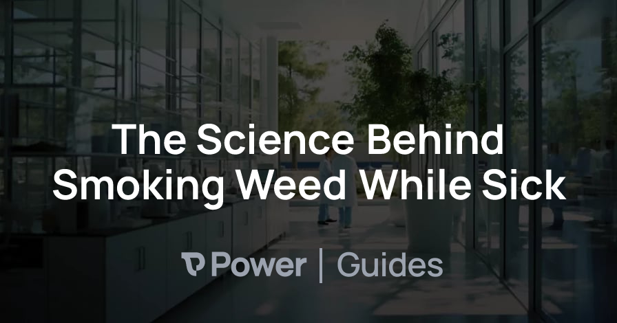 Header Image for The Science Behind Smoking Weed While Sick