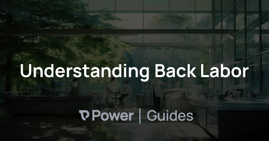 Header Image for Understanding Back Labor