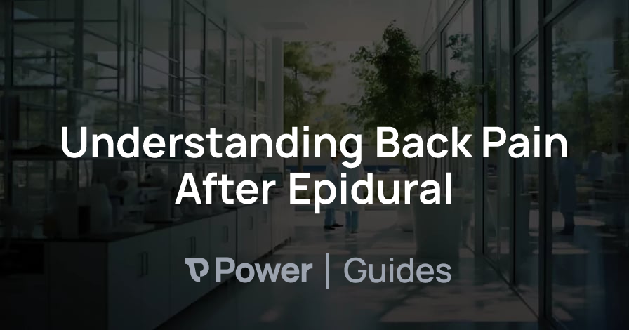 Header Image for Understanding Back Pain After Epidural