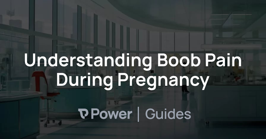 Header Image for Understanding Boob Pain During Pregnancy