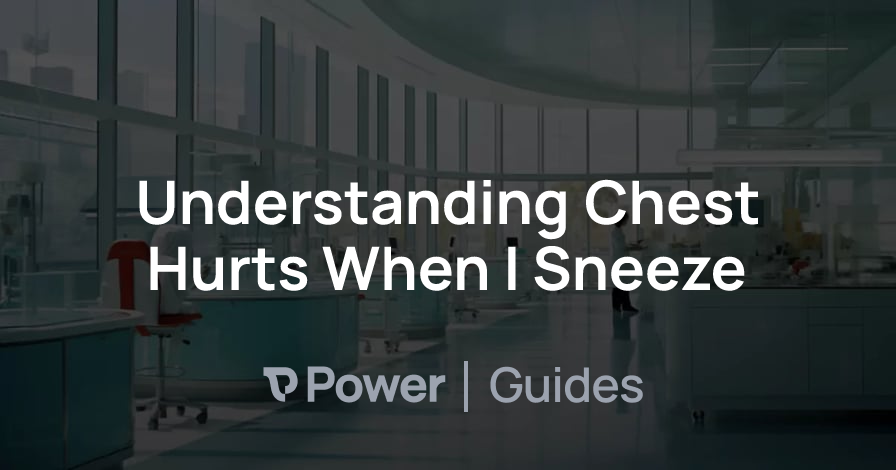 Header Image for Understanding Chest Hurts When I Sneeze