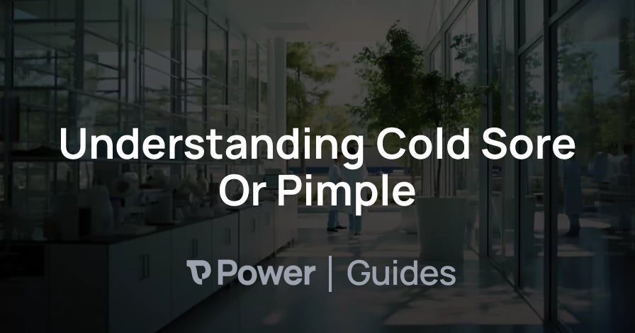 Header Image for Understanding Cold Sore Or Pimple