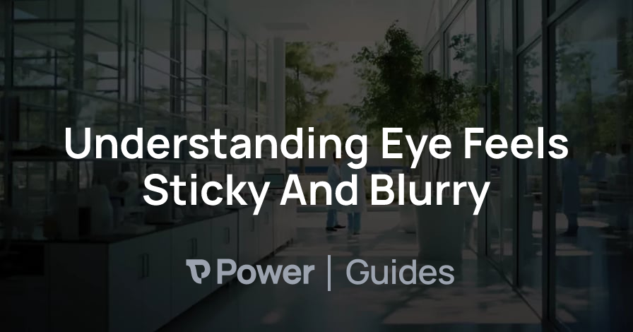 Header Image for Understanding Eye Feels Sticky And Blurry