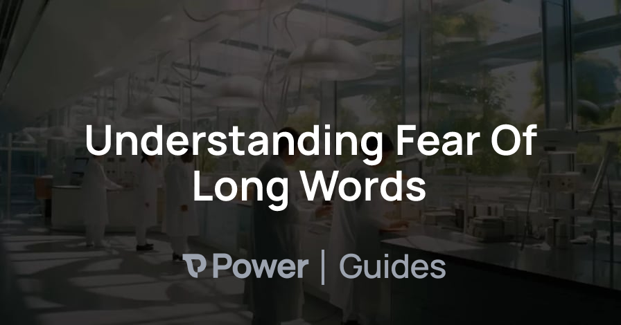 Header Image for Understanding Fear Of Long Words