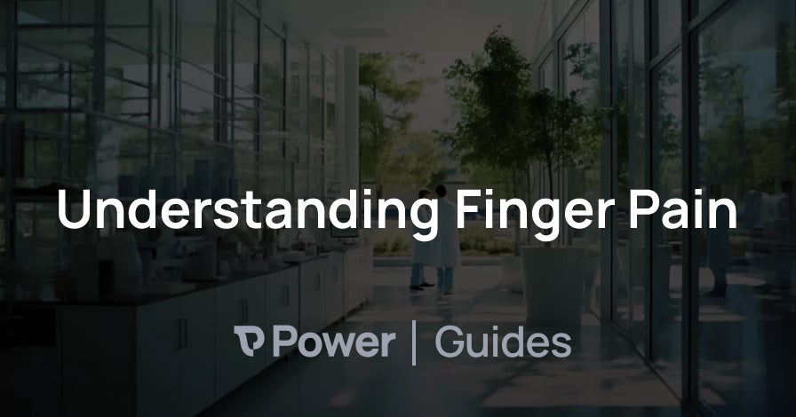 Header Image for Understanding Finger Pain