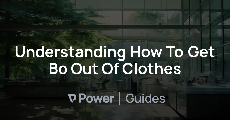 Header Image for Understanding How To Get Bo Out Of Clothes