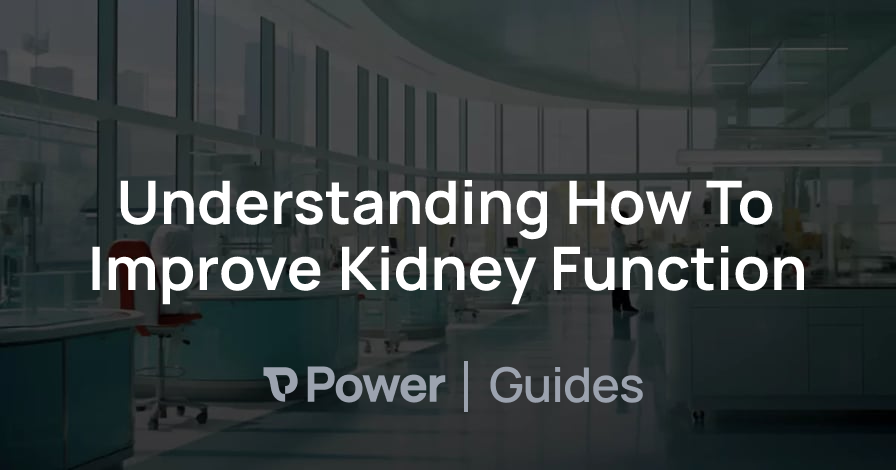 Header Image for Understanding How To Improve Kidney Function