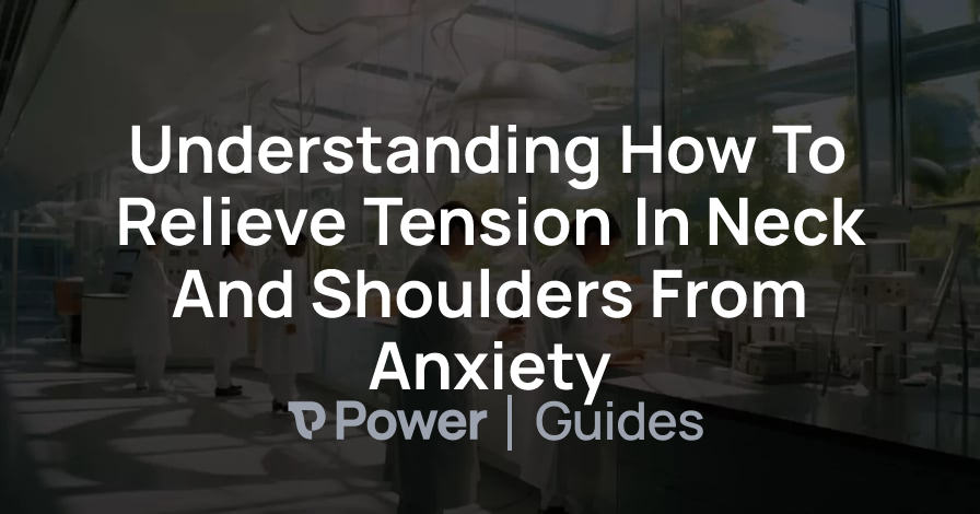 Header Image for Understanding How To Relieve Tension In Neck And Shoulders From Anxiety