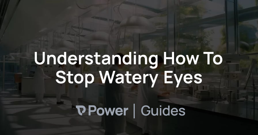 Header Image for Understanding How To Stop Watery Eyes