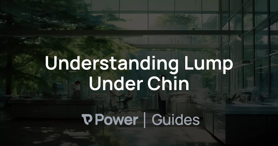 Header Image for Understanding Lump Under Chin