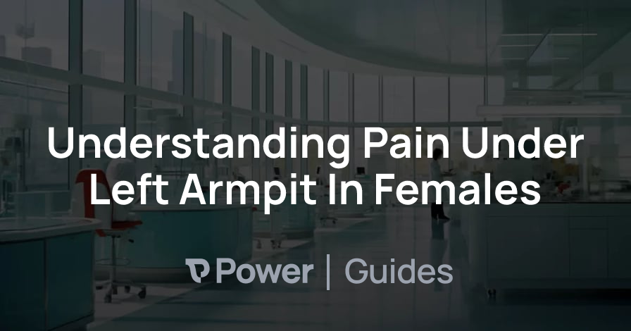 Header Image for Understanding Pain Under Left Armpit In Females