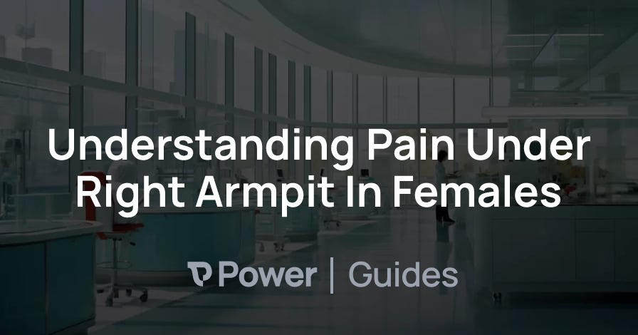 Header Image for Understanding Pain Under Right Armpit In Females