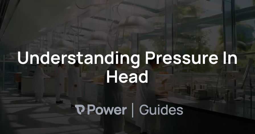 Header Image for Understanding Pressure In Head