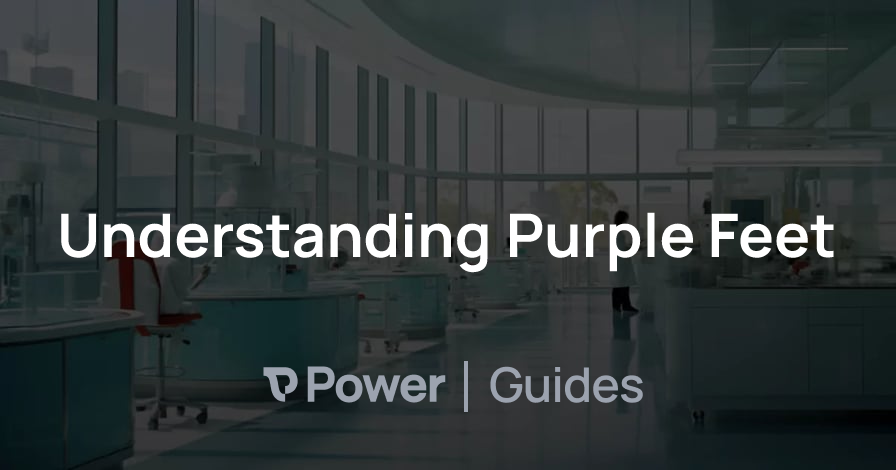 Header Image for Understanding Purple Feet